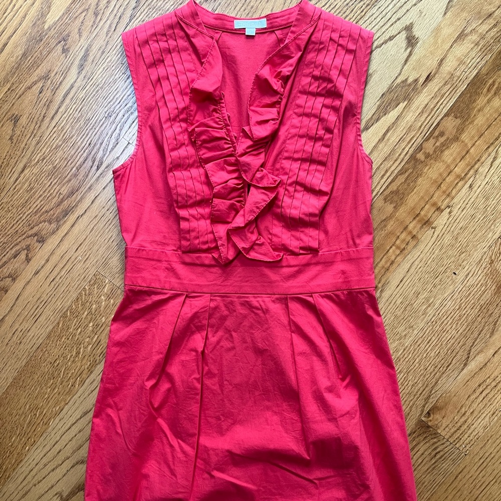 Shoshanna ruffle collar dress